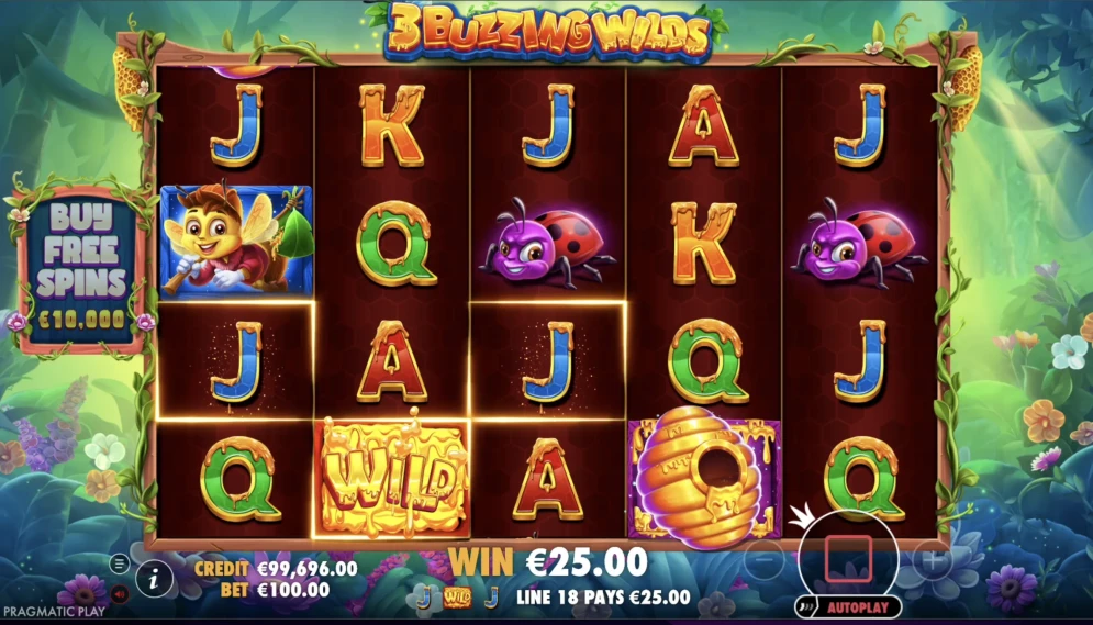 3 Buzzing Wilds Slot